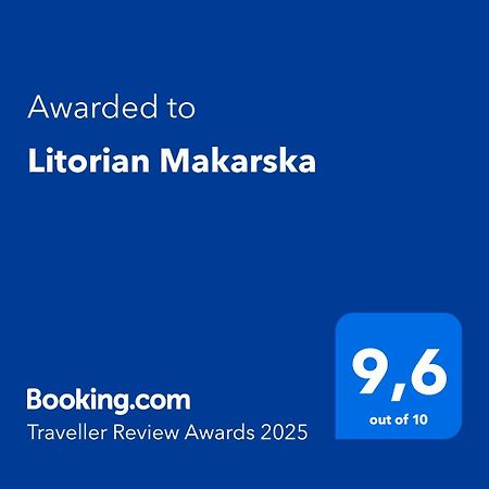 Litorian Makarskaアパートメント エクステリア 写真